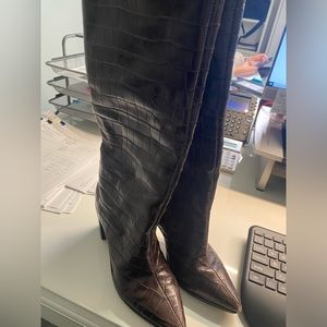 SCHUTZ - Maryana block leather boots 👢